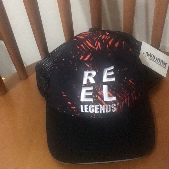 NWT REEL Legends Snap back Fishing Caps. Colors available: 1- black and 1- gray. - Picture 7 of 8